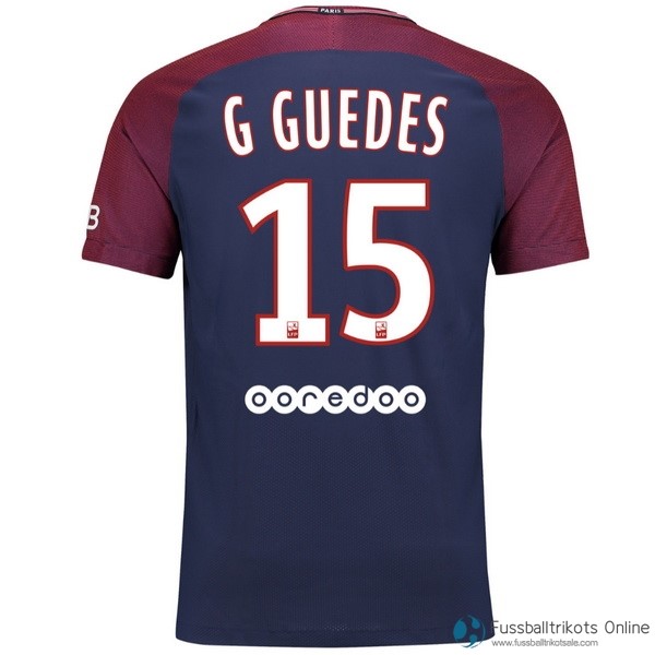 Paris Saint Germain Trikot Heim G Guedes 2017-18 Fussballtrikots Günstig